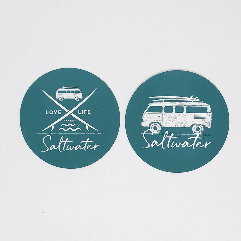 Saltwater car sticker