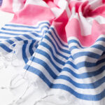 Blue pink stripe